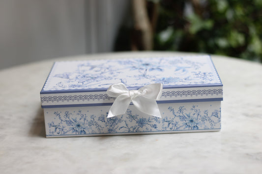 blue and white floral espresso cups