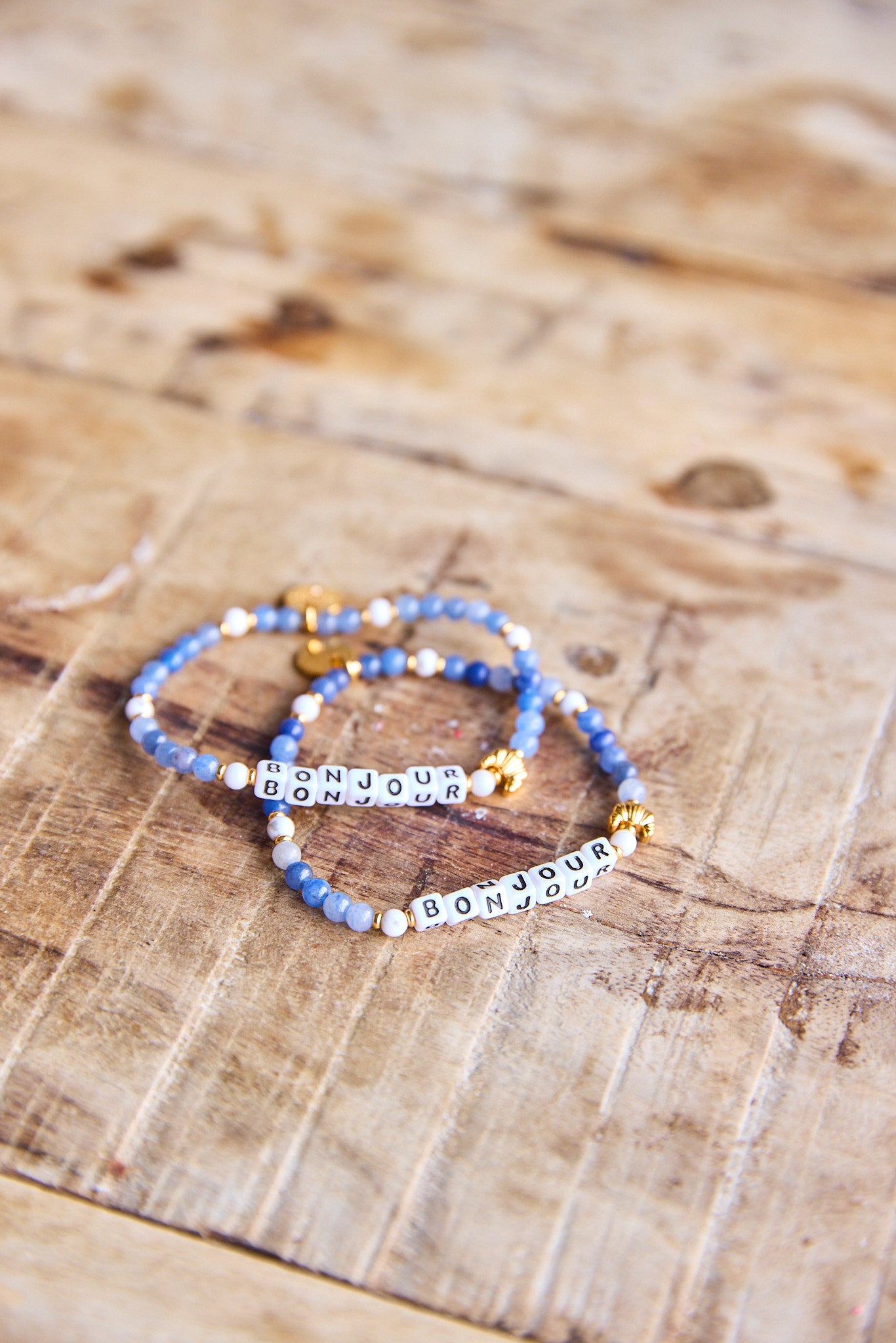 'bonjour' {little words project bracelet}
