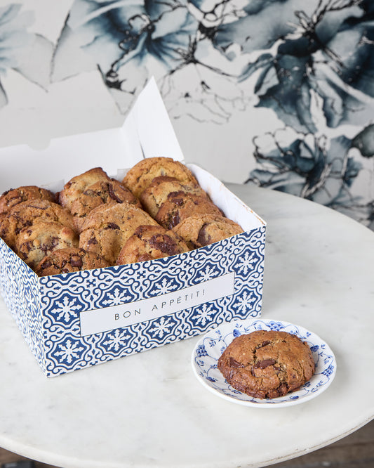 caja de regalo de galletas de invierno
