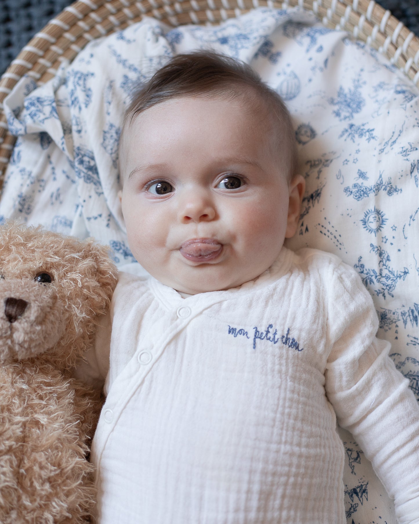 the popple bodysuit {cottontail muslin}
