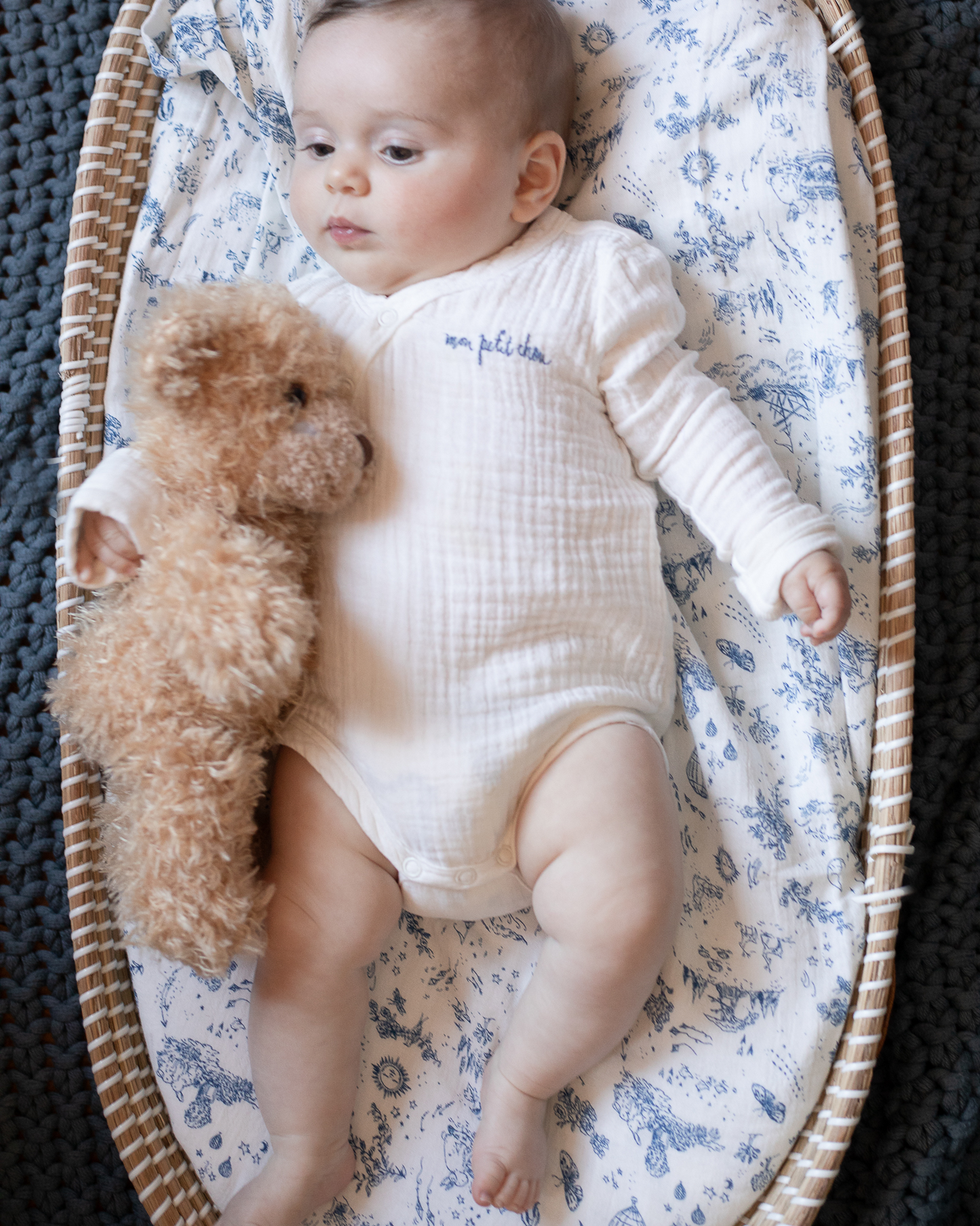 the popple bodysuit {cottontail muslin}
