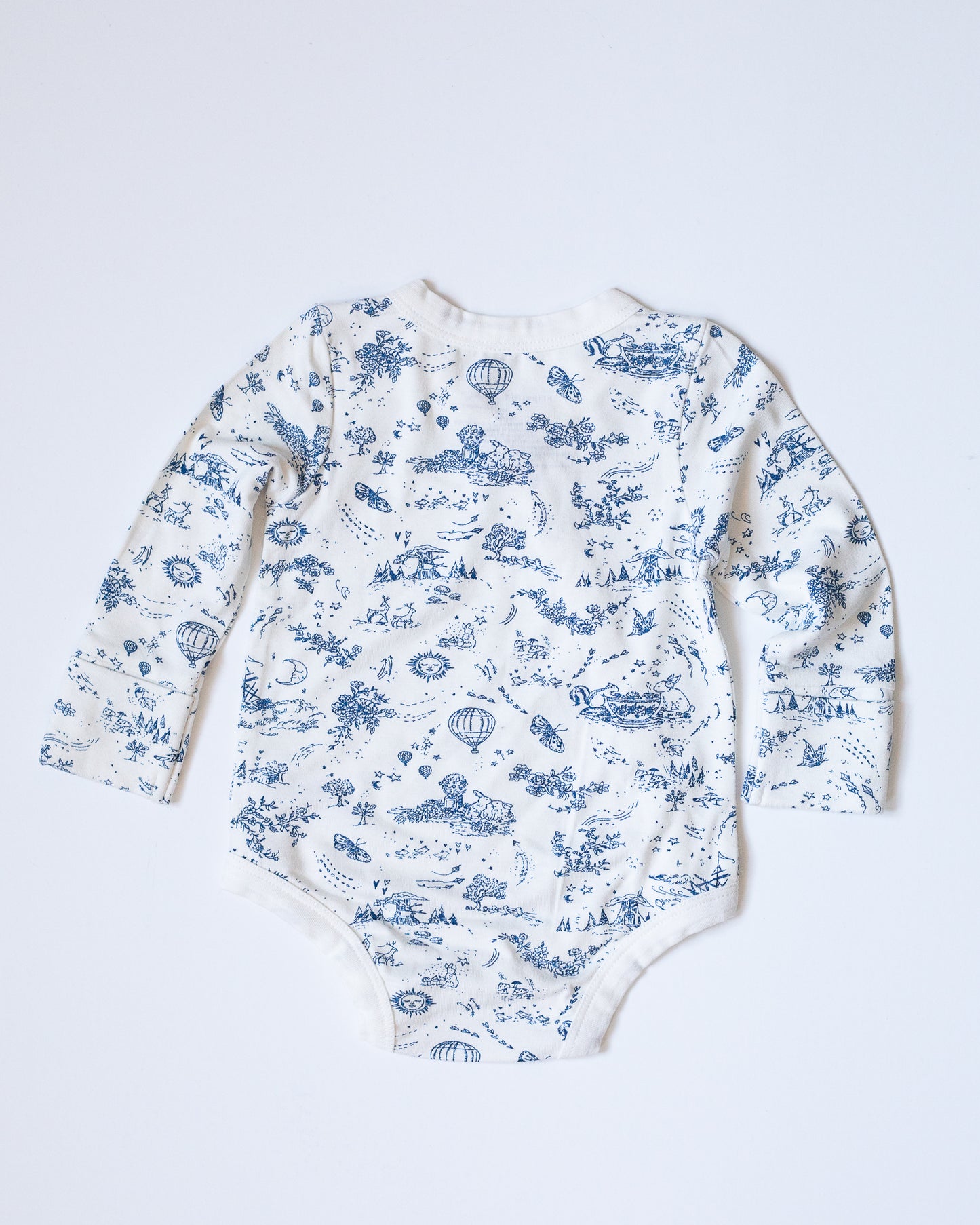 the jannie wrap bodysuit {storytime toile}