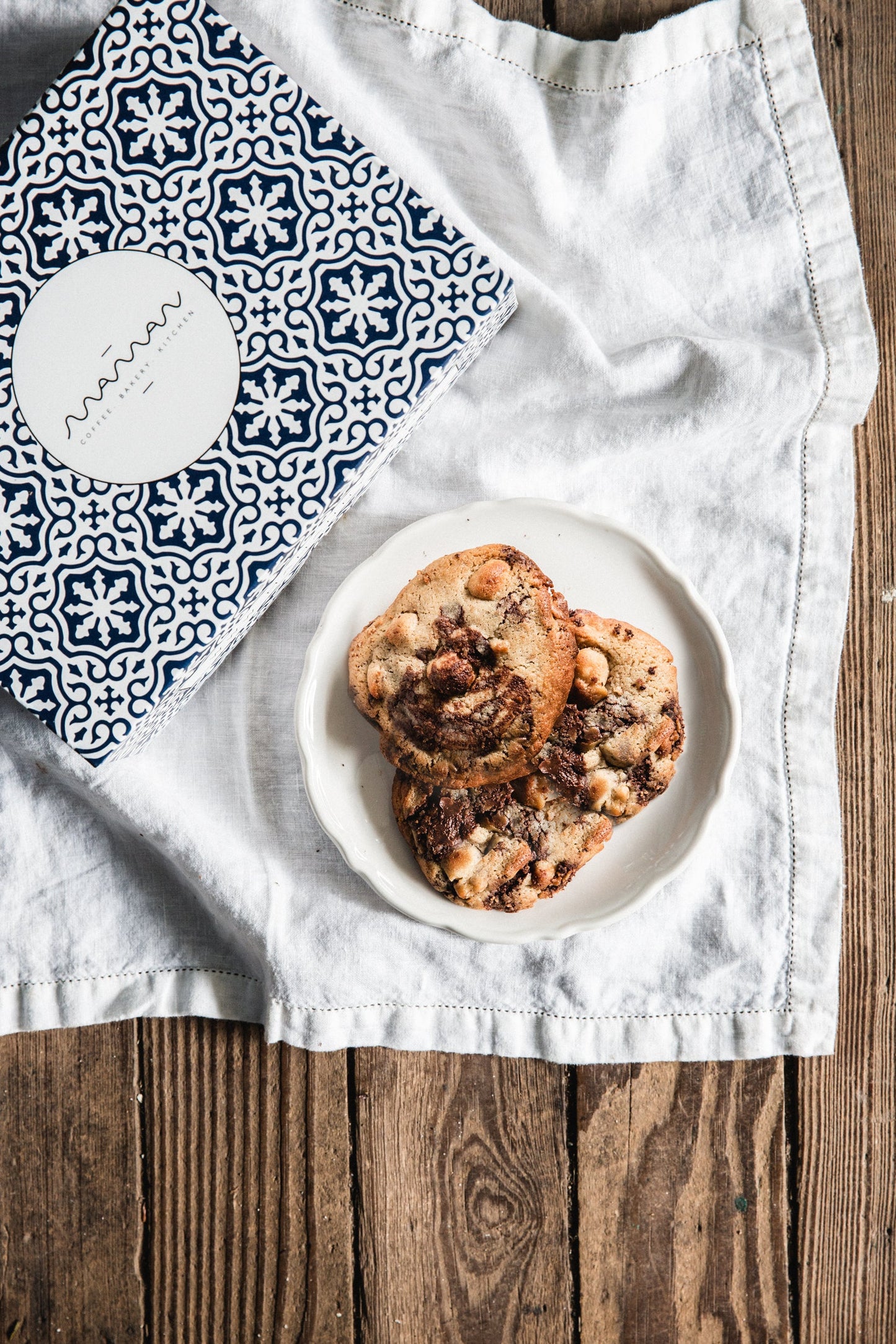 galletas con chispas de chocolate y nueces de mamá