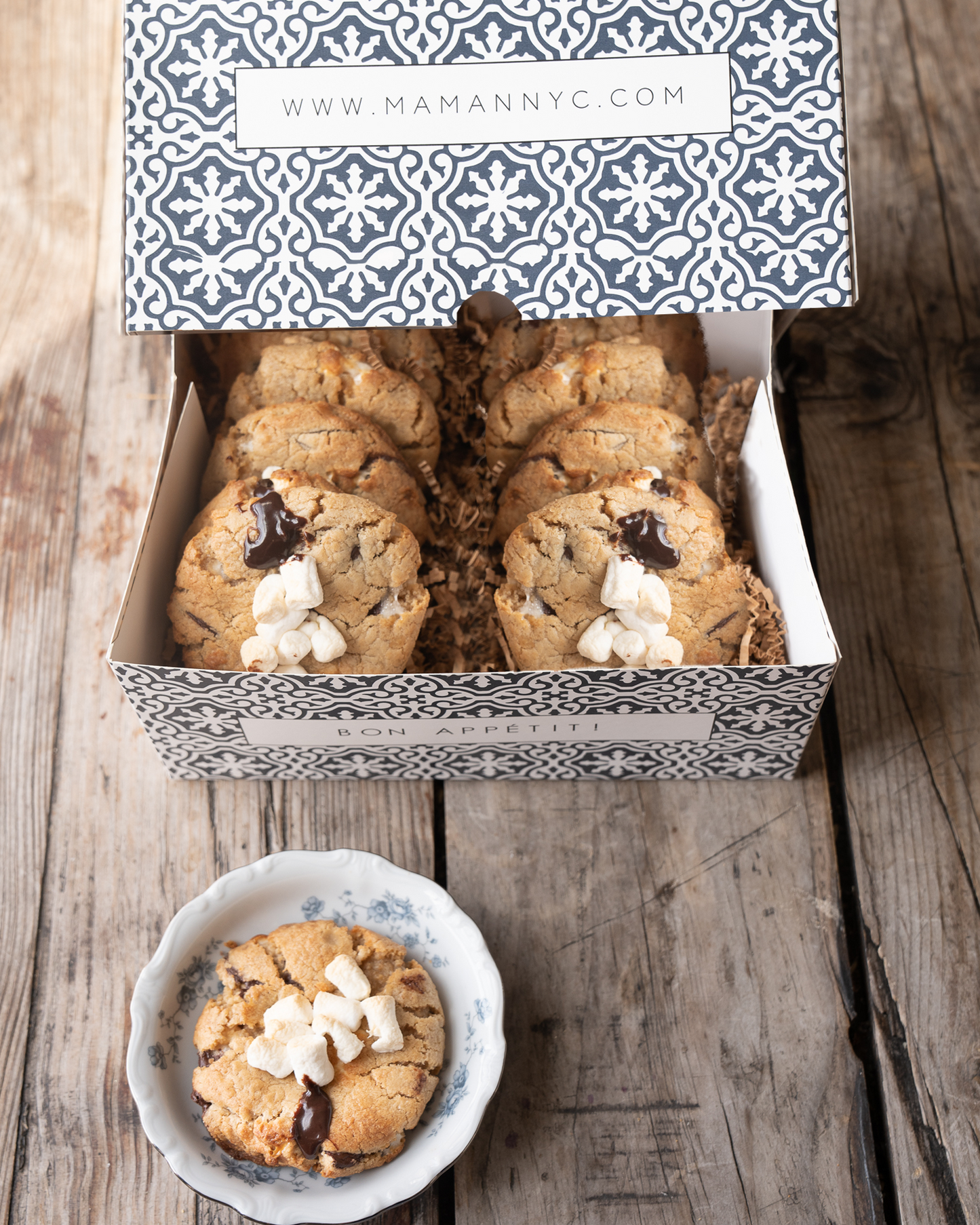 caja de galletas s'mores