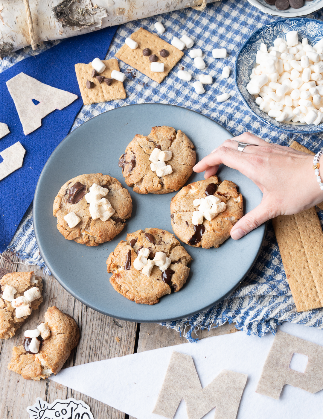 caja de galletas s'mores