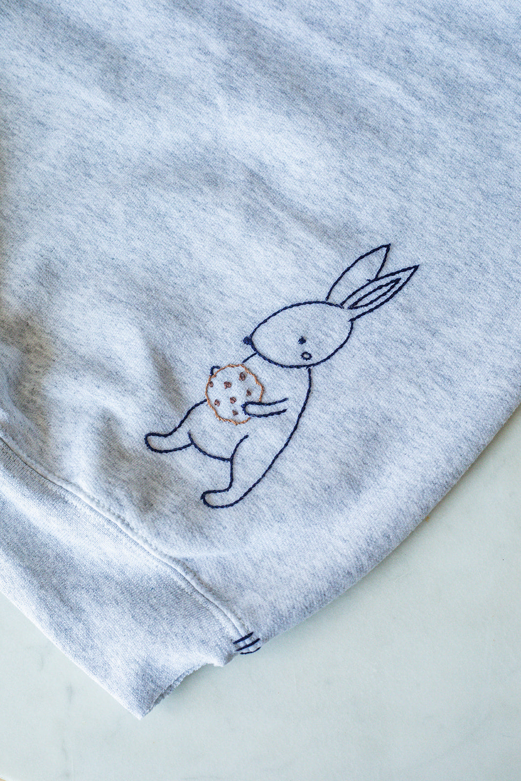 {JRD x maman} embroidered croissant sweatshirt