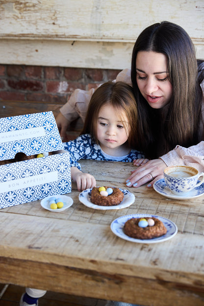 Boîte à biscuits à l'avoine « œuf dans un nid »