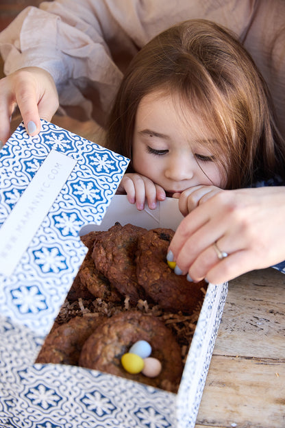 Boîte à biscuits à l'avoine « œuf dans un nid »