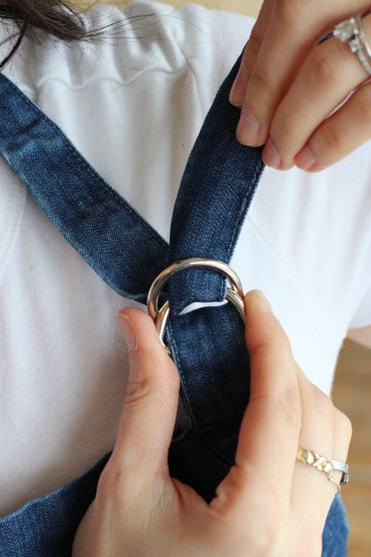 maman denim apron