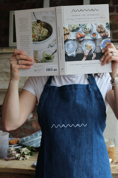 maman denim apron