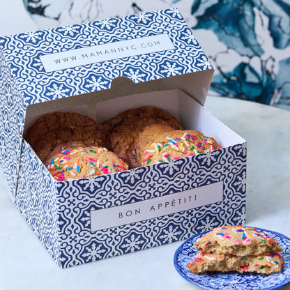 caja de regalo de galletas de primavera