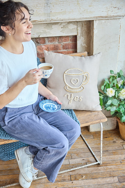 "coffee lovers" pillow