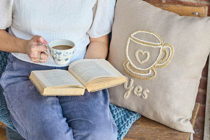 "coffee lovers" pillow