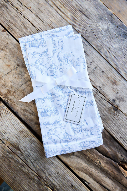 {maman x petite plume} alpine toile tea towel