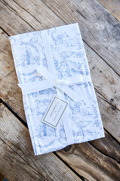 {maman x petite plume} alpine toile tea towel