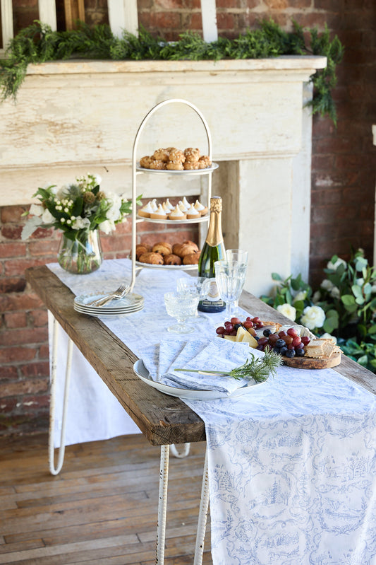 {maman x petite plume} alpine toile table runner