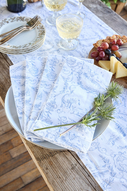 {maman x petite plume} alpine toile napkins