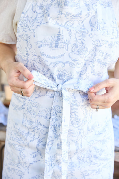 {petite plume x maman} alpine toile kid's apron