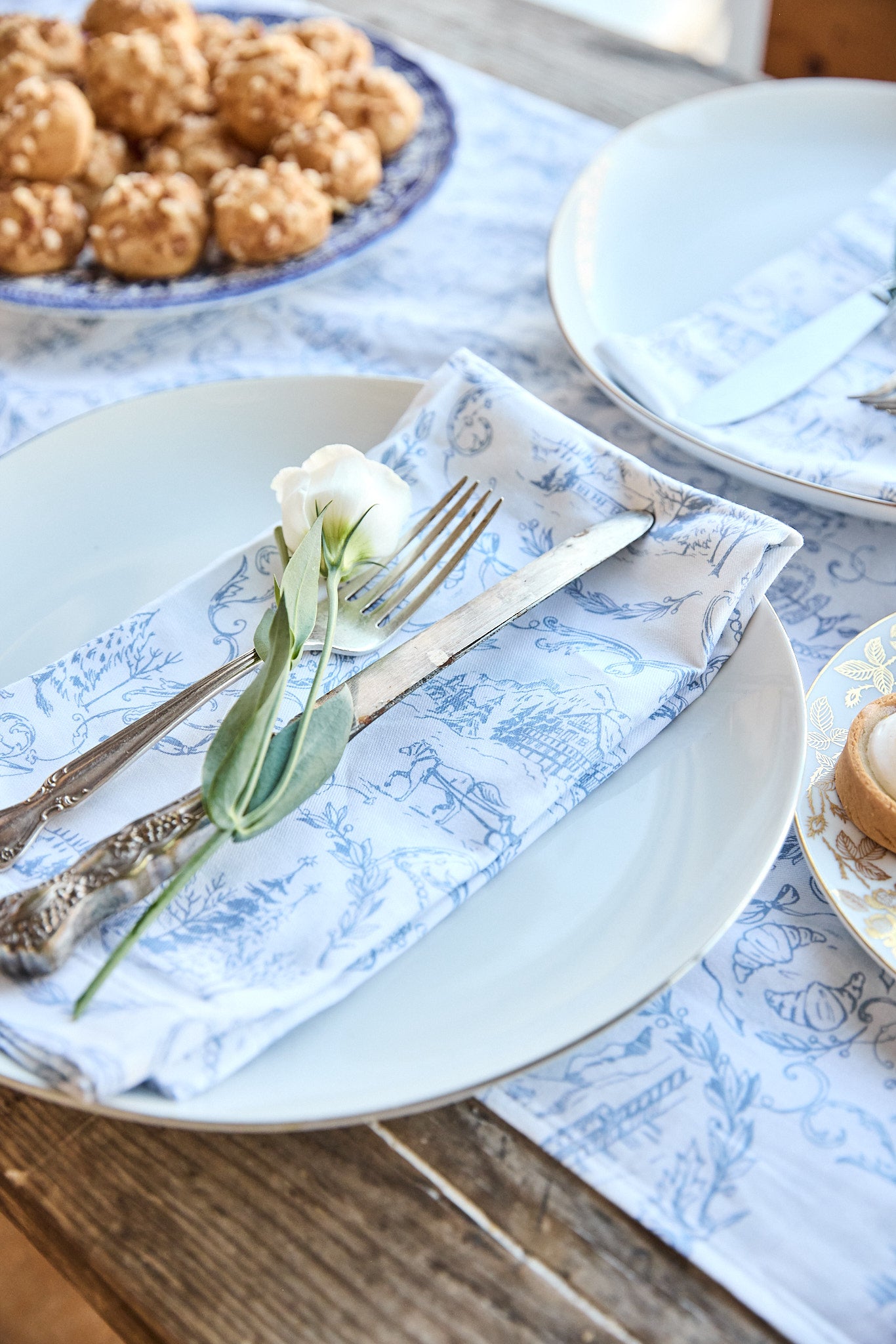 {maman x petite plume} alpine toile table set bundle