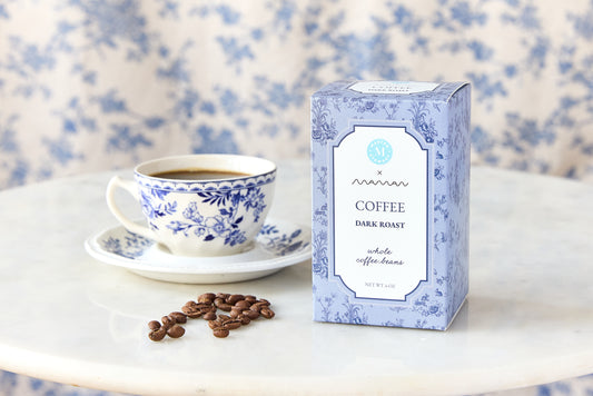 granos de café merci por café de salón