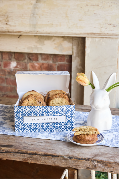 caja de regalo de galletas de invierno