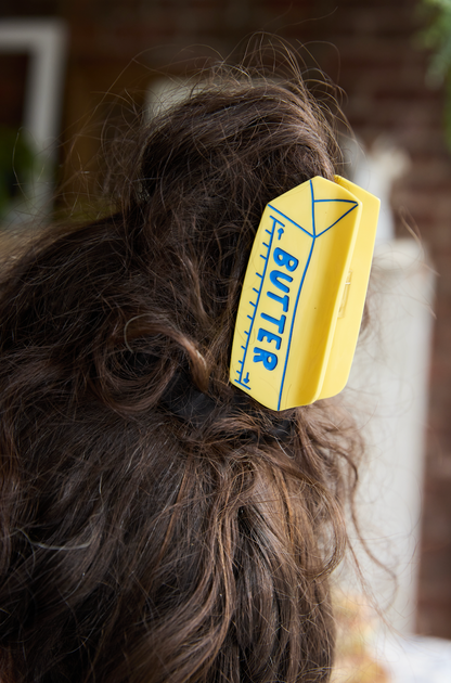 butter hair clip