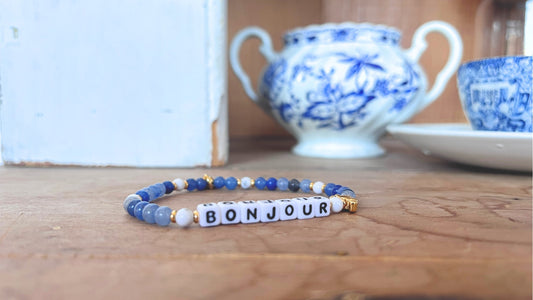 'bonjour' {little words project bracelet}