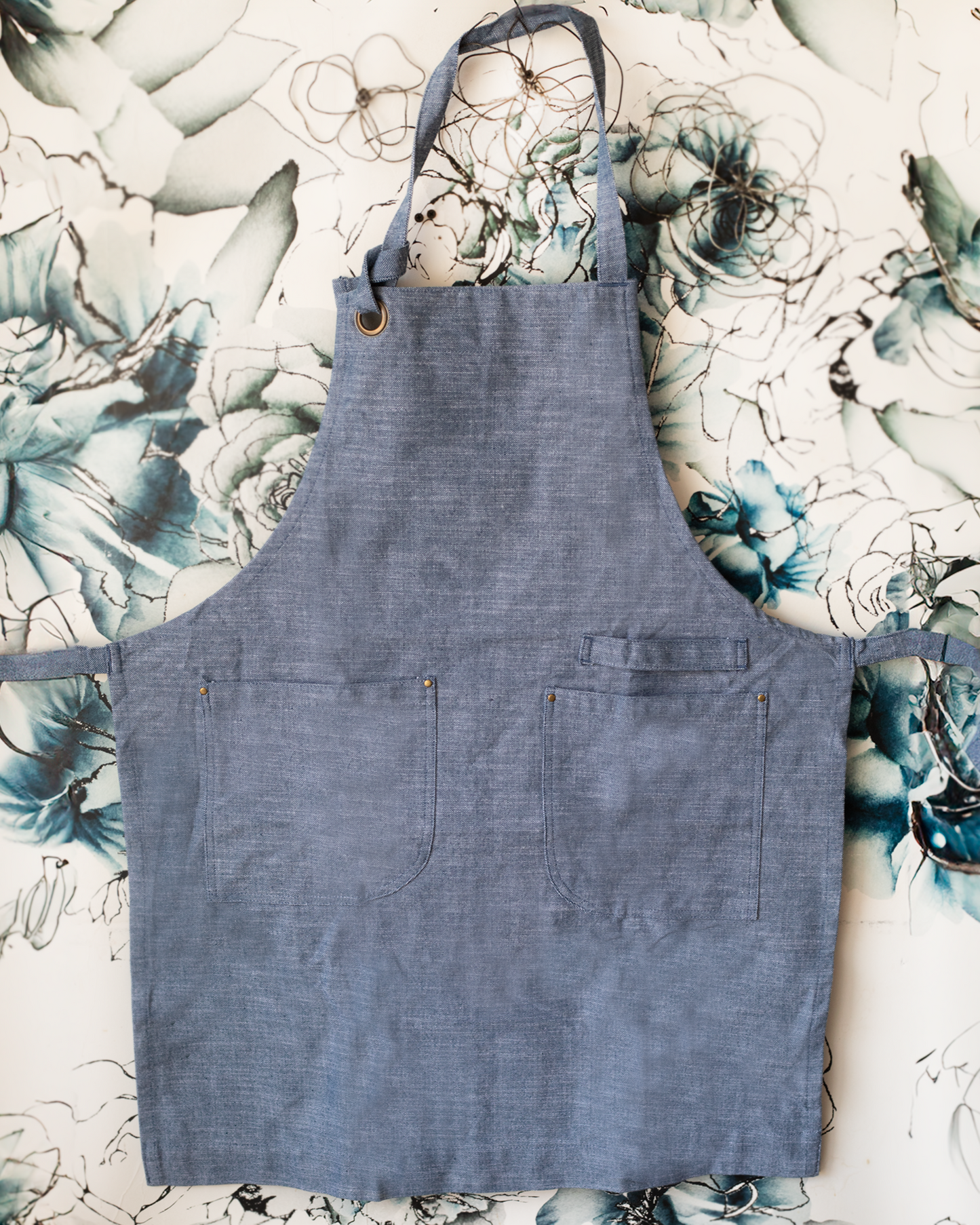 {KAF home x maman} chambray baker's apron