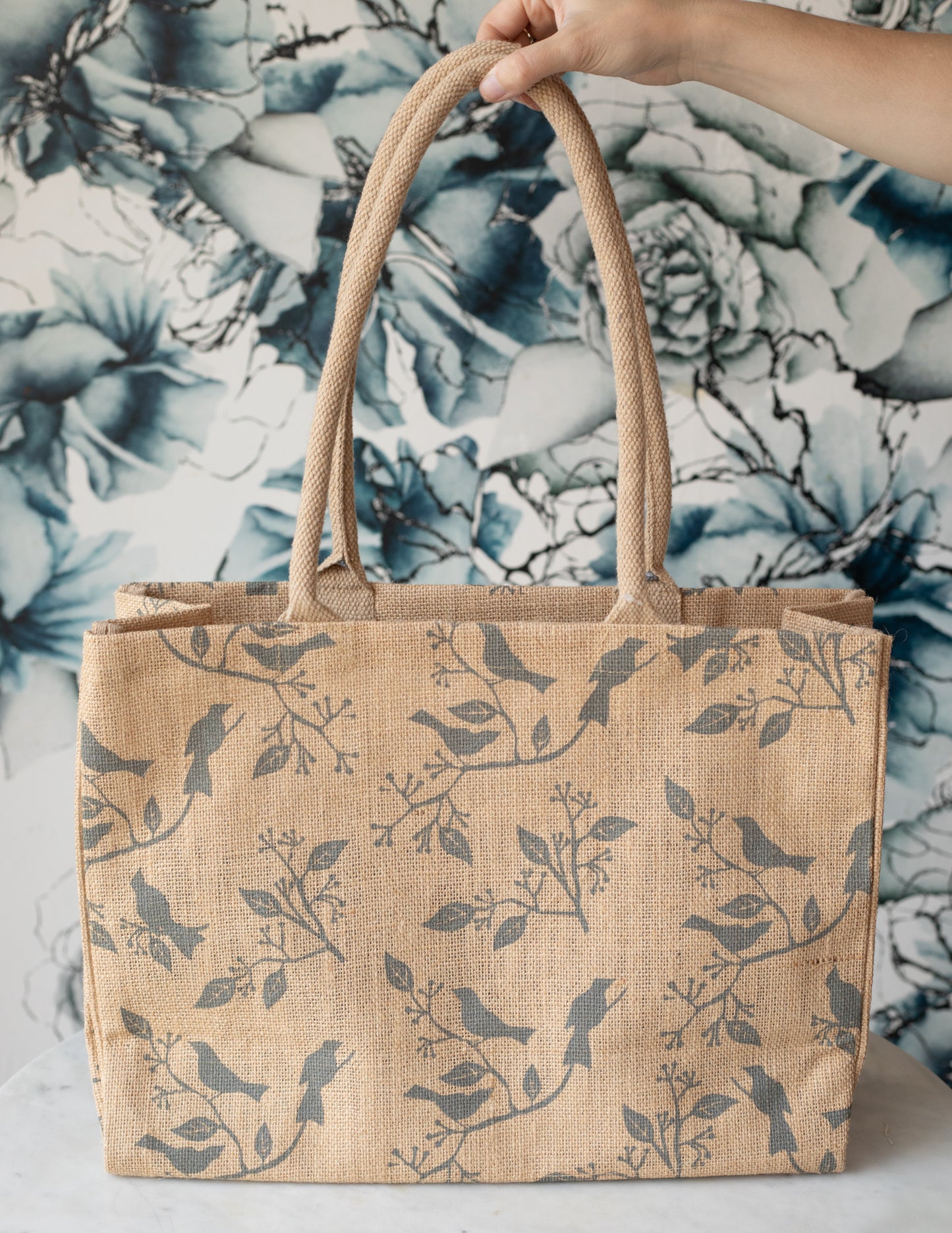 {KAF home x maman} birds of a feather french market tote