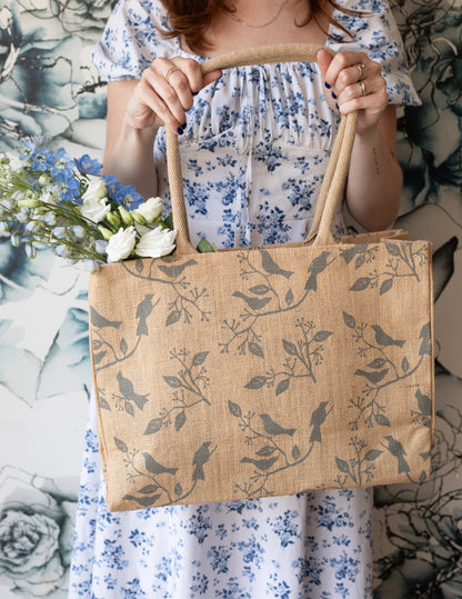 {KAF home x maman} birds of a feather french market tote