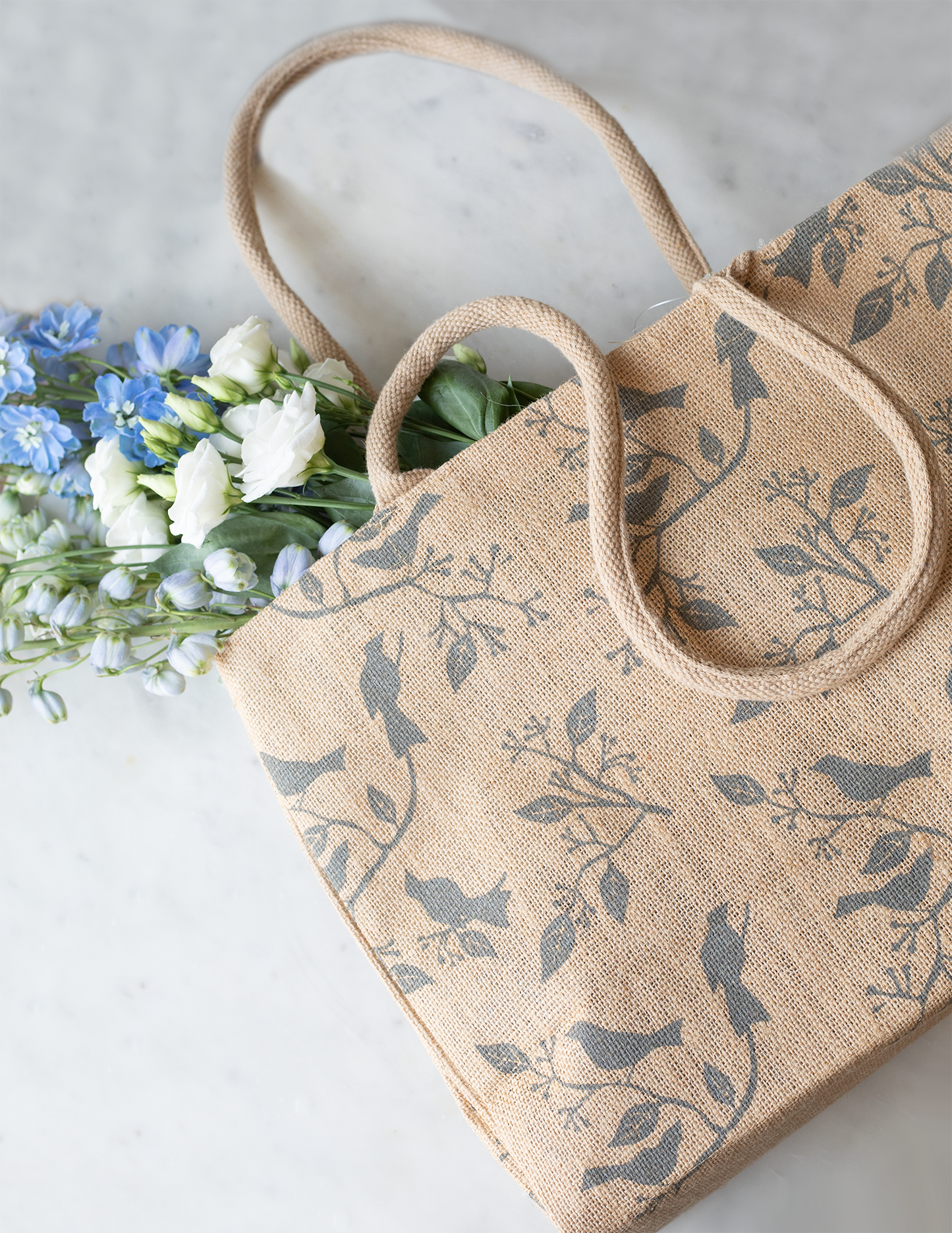 {KAF home x maman} birds of a feather french market tote