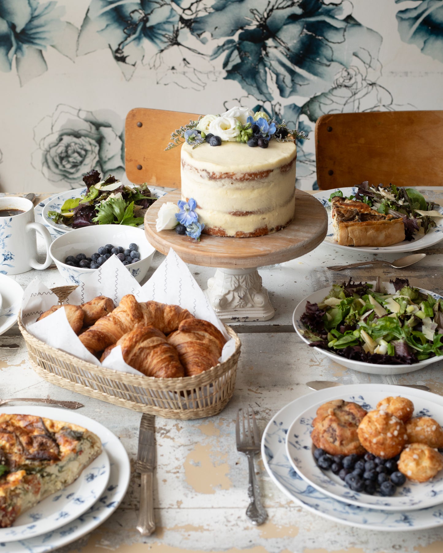 martha stewart french garden party dinnerware set {six items per piece set}