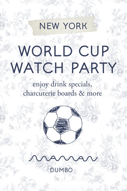 world cup watch party at maman dumbo 6/16 3pm