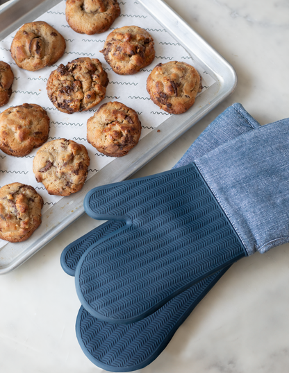 {KAF home x maman} french blue oven mitt