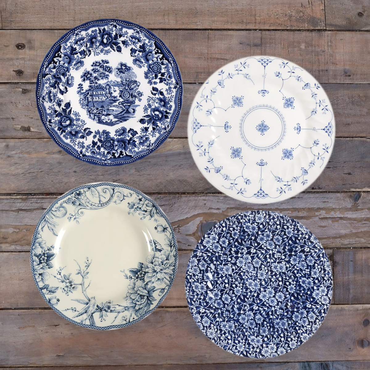 ensemble d'assiettes