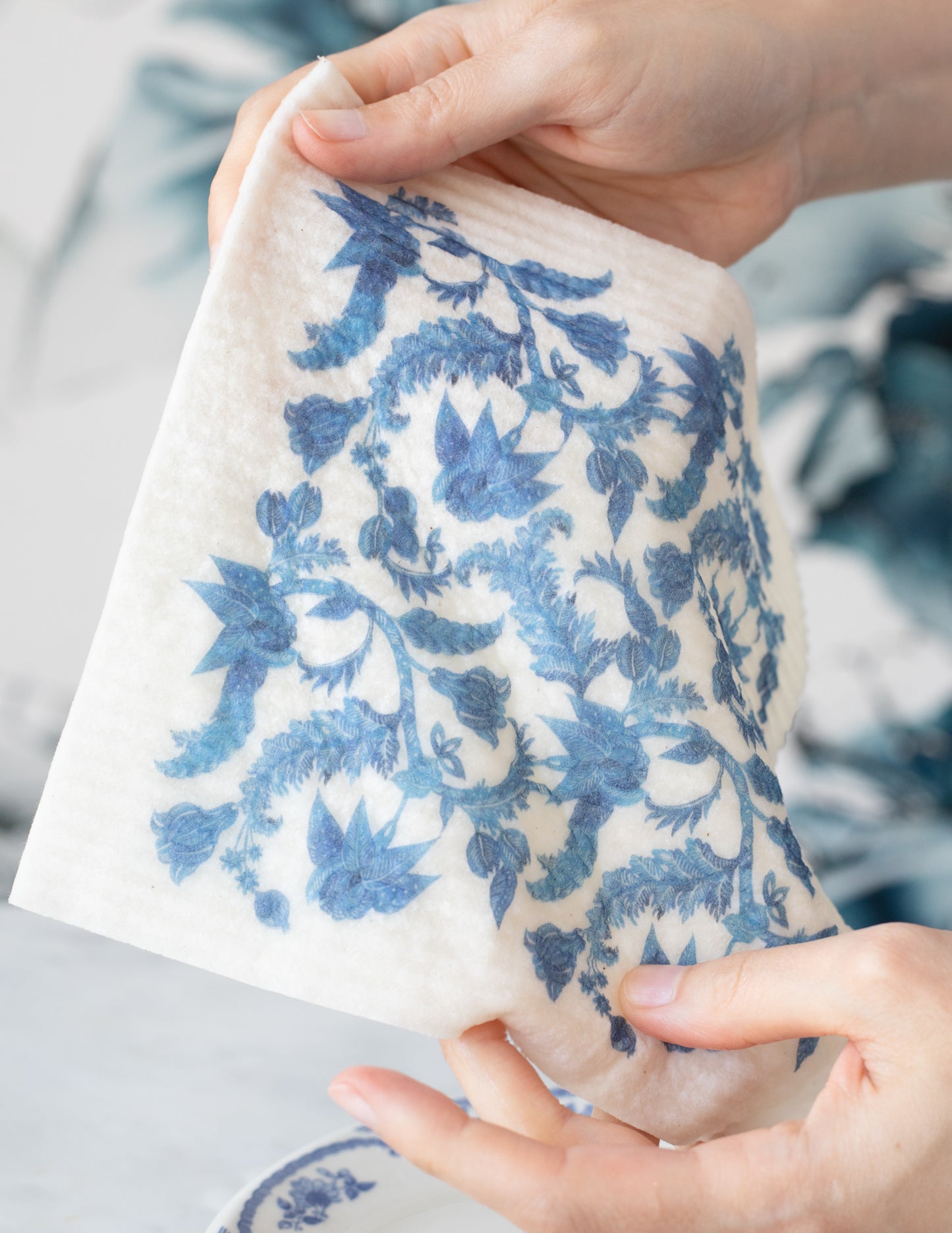 {KAF home x maman} blue & white swedish dishcloths