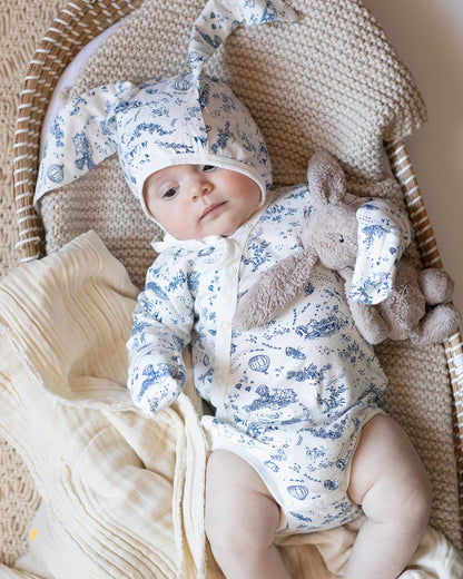 the jannie wrap bodysuit {storytime toile}