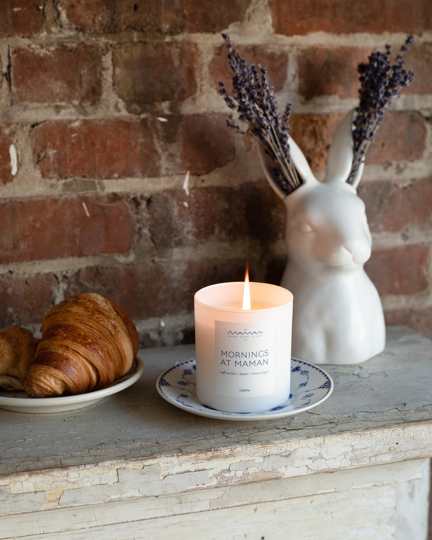 mornings at maman candle